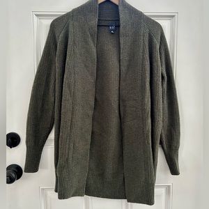 Gap Olive Green Cardigan XS